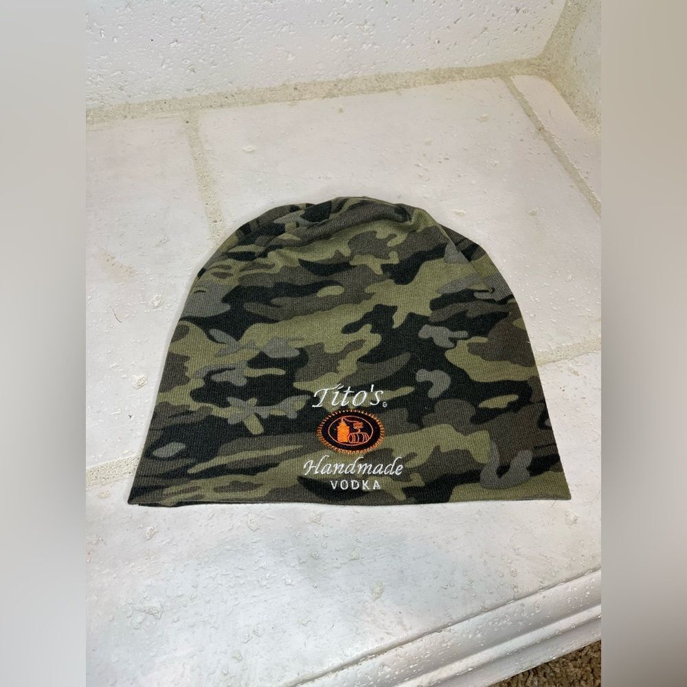 OTTO Green and Black Camouflage Hat Durable Accessories